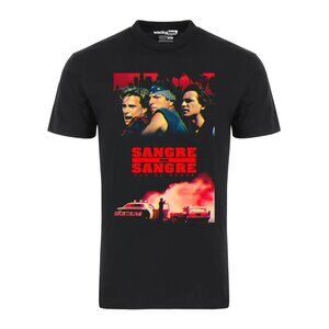 Sangre Por Sangre Blood In Blood Out Vatos Locos Graphic Tee Shirt